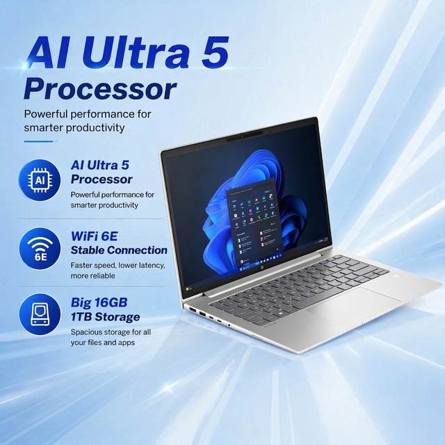 New HPs ProBook 4 G1ir 14" Business Notebook Core Ultra 5 225U 16G 1T SSD WiFi 6E Win 11 Wholesale Price Bulk High-end Laptop PC