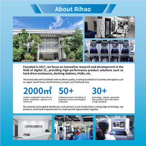 เคส M.2แบบสองโปรโตคอล10Gbps USB 3.2 Gen2 Type-C อะลูมิเนียมสำหรับ NVME SATA SSD - Product Image 2