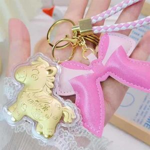 Pendentif petit cheval doré, argent à venir bientôt, décoration d'amour, téléphone portable en or pur, porte-clés Shenzhen Shuibei - Product Image 3
