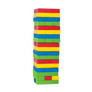 <span class=keywords><strong>Juego</strong></span> de torre apilable de madera <span class=keywords><strong>Jenga</strong></span>, 48 bloques con dados, juguete de equilibrio de mesa para fiestas familiares, entretenimiento para niños - Product Image 1