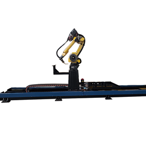 การเขียนโปรแกรมการสร้างสถานีงานเชื่อมของหุ่นยนต์เชื่อมแบบ Shuangtou Tailstock Positioner - Product Image 2