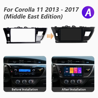 Usine 32g universel Android Carplay multimédia autoradio lecteur Dvd pour Corolla 11 moyen-orient 2013-2017