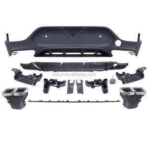 GLC63S diffusore posteriore tubo di scarico per Mercedes-Benz <span class=keywords><strong>GLC</strong></span> coupe X253 2015-2019 GLC63 - Product Image 1