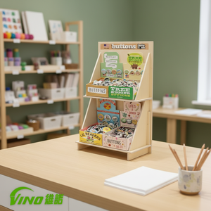VINO W308 Antique Retail Grocery Store Wood Display <b>Shelf</b> with for Construction and Easy Assembly for Candy Display - Product Image 2