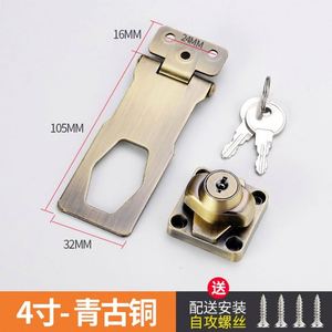 Zinc Alloy Drawer <b>Lock</b> for Outdoor Anti-Theft No-Drill Locking Plate Durable for <b>Cabinet</b> File Storage Bedroom & Workshop - Product Image 6