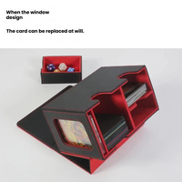 Boîte à cartes personnalisable en cuir PU durable BNT Torson, coins arrondis, impression couleur intégrale pour TCG/CCG
