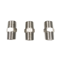 Harga Pabrik Fitting Hidrolik Baja Tahan Karat Lurus 1/2 BSP ke 1/4 NPT Berkualitas Tinggi