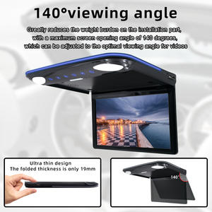 Nouveau moniteur de voiture rabattable de 11,6 pouces, grand angle, tactile, à fixer au plafond, moniteur pour siège arrière de voiture - Product Image 3