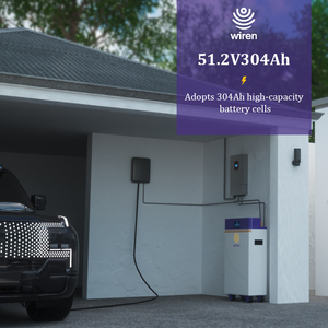 Paquete de Baterías de Litio Solares Todo en Uno Wiren de 51.2V 304Ah 15.56kWh con Bluetooth para Almacenamiento de Energía en el Hogar - Product Image 3