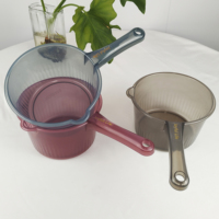 Prix d'usine Articles ménagers en plastique personnalisés de haute qualité Louche d'eau en plastique avec poignée
