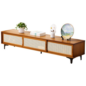 Mueble para TV de Bambú y Ratán Estilo Nórdico, Extensible, para Sala de Estar, Diseño Moderno y Minimalista - Product Image 5