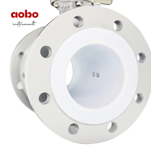 Cấp thực phẩm OEM độ chính xác cao nội tuyến điện từ đo lưu lượng chuyển đổi thông minh vệ sinh thép không gỉ từ đồng hồ nước - Product Image 2