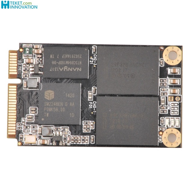 TEKET MSATA SATA3.0 SSD MINI PCIe Solid State Drives Industrial Embedded Application 16GB 32GB 64GB 128GB 256GB 512GB 1TB