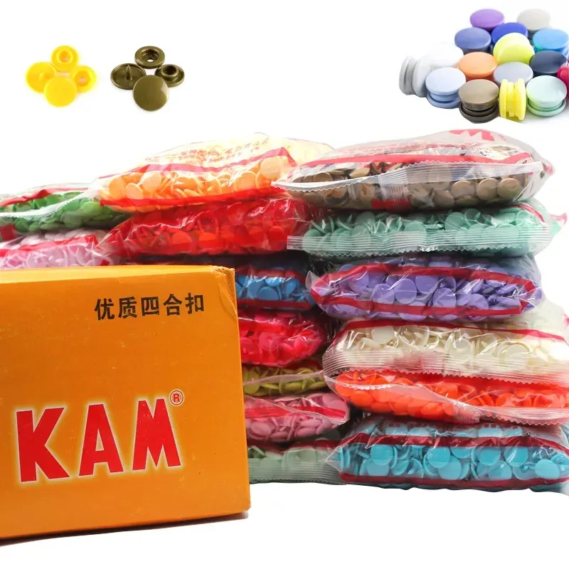 KAM – bouton-pression oeko-tex 100, gravure OEM, cœur d'étoile mat et brillant, 60 couleurs en stock, boutons à pression en plastique pour l'accès aux vêtements