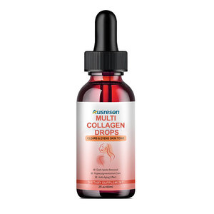 Ausreson En İyi Çoklu Kolajen Peptitleri Sıvı C Vitamini Cilt Beyazlatıcı Takviye Tip I II III V X Çoklu Kolajen Damlaları - Product Image 2