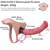 Dildo de caballo estilo tanga para mujeres y parejas, juguete de placer interactivo con diseño vibrador, múltiples opciones disponibles.