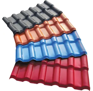 China Design Ppgi Color Coated Galvanized Corrugated Metal Roofing Sheet steel Iron Roof Tiles for decorative