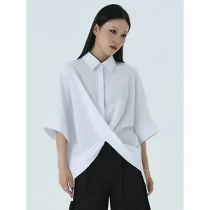 Blusa Marga manica corta-bianco - Product Image 4