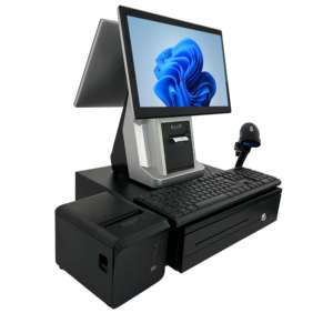 Pantalla dual Sistema POS táctil de 15,6 pulgadas Segunda pantalla para máquina <span class=keywords><strong>Registradora</strong></span> para Servicios de Impuestos - Product Image 6