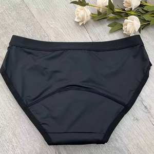 Culotte menstruelle fonctionnelle anti-fuite pour femme, 4 couches de tissu, taille moyenne, flux abondant, vente en gros - Product Image 2