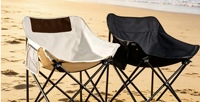 Chaise pliante d'extérieur VIVA, chaise de camping portable, chaise de pique-nique, chaise de pêche, chaise de plage, chaise de loisirs, mobilier d'extérieur en acier inoxydable