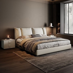 Spacious Modern King Size <strong>Bed</strong> with <strong>Under</strong> <strong>Bed</strong> Storage <strong>Drawers</strong>, Large Bedroom Furniture for Master Bedroom and Luxury Hotel Use - Product Image 4