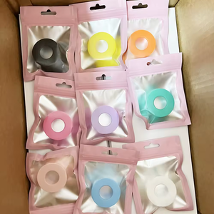 Cinta Adhesiva para Pestañas Precortada de Colores, Marca Privada, Personalizable, de Microespuma, para Piel Sensible, Adhesivo de Silicona Médica, Cajas de Herramientas de Belleza - Product Image 4