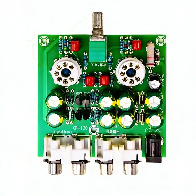 High-end 6J1 Tube Preamp Amplifier Kit with Buffer Effector Model XR-130 for DIY Assembly