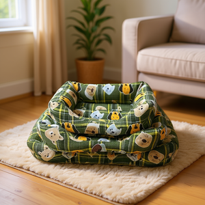 Set Letto per Animali Domestici in Tre Pezzi Imbottito in Cotone Modello YM1295 - Product Image 3