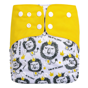 Couches lavables en microfibre pour bébé, unisexes, bon marché, directement de l'usine, réutilisables, avec boutons-pression réglables, anti-fuites - Product Image 6