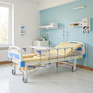 Lit médicalisé manuel Lohas ZF 02P multifonctionnel à zone centrale pivotante pour les soins aux personnes âgées et la réadaptation - Product Image 5