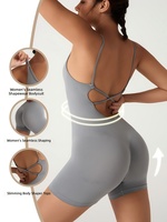 Combinaison de sport sans couture, style européen et américain, dos croisé, séchage rapide, sexy, pour l'été et le fitness