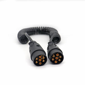 Cable en espiral para remolque de 7 vías, Cable de alambre para bobina de remolque, Cable eléctrico Suzi para vehículo, coche, camión - Product Image 2