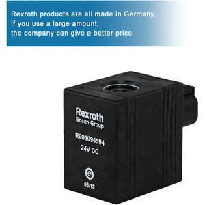 Bobine solénoïde Rexroth R901094594 24V DC, remplacement de valve hydraulique à cartouche à visser - Product Image 3