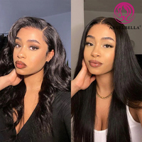 Angelbella Good HD Lace Quality perruque de cheveux humains vendeurs perruques en gros cheveux humains Lace Front brésilienne 30 pouces perruque Full Lace