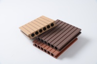 Planche de terrasse extérieure en composite bois-grain WPC co-extrudé, 24 mm, 8 pieds, pour villa et appartement