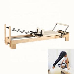 Dezhou Shizhuo Boay พิลาทิส Reformer เครื่องสีขาวเมเปิ้ลไม้พิลาทิสเตียงสำหรับโยคะ - Product Image 1