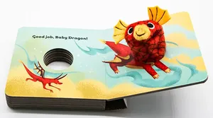 <span class=keywords><strong>Livre</strong></span> d'activités de marionnettes à doigts mignon à impression personnalisée <span class=keywords><strong>livre</strong></span> avec poupées d'animaux brodés <span class=keywords><strong>livre</strong></span> pop-up fantaisie - Product Image 3