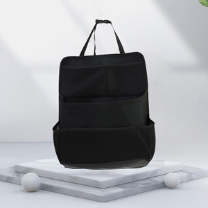 Car <b>Seat</b> Back <b>Storage</b> Bag 46x36x12cm Mesh Multi Pocket Hanging Organizer For Travel And Car Use - Product Image 3