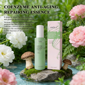 QBEKA <span class=keywords><strong>100ml</strong></span> Esencia Reparadora Antienvejecimiento con Coenzimas, Potente Suero Antioxidante que Reduce las Arrugas y Aumenta el Colágeno de la Piel - Product Image 1