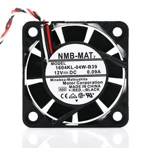 NMB 1604KL-04W-B39 4cm 40x40x10mm 0.09A 12V DC 4010 Yaskawa Servo sürücü rulman eksenel soğutma fanı