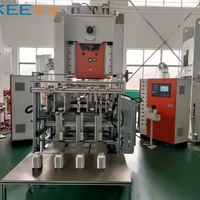 Ligne de production de barquettes alimentaires en aluminium de 80 tonnes, facile à utiliser, directement de l'usine chinoise