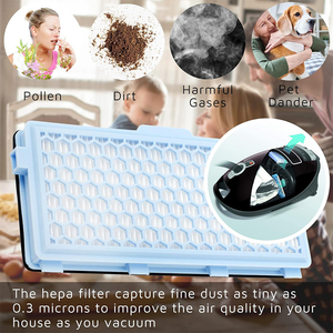 Reemplazo del filtro Active HEPA AirClean para aspiradoras S4 S5 S6 S8 <span class=keywords><strong>C1</strong></span> C2 C3 S800 S600-Eléctricas - Product Image 4