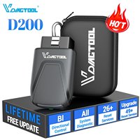 Scanner OBD2 automobile VDIAGTOOL D200 APP, outil de diagnostic et lecteur de codes pour Volvo, Byd, BMW, disponible en entrepôt aux États-Unis.