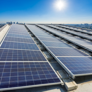 High Quality Aluminum Ballasted Flat Roof <b>Solar</b> Mount Structure OEM Custom Size 60m/s Wind Load 3KN/m² Snow Load - Product Image 4