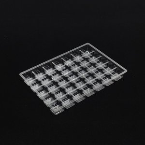 Tùy Chỉnh Vỏ Sò Rõ Ràng Pet Vỉ Bao Bì Khay Dùng Một Lần Nhựa Trong Suốt Container Hộp Cho Sô Cô La Đóng Gói - Product Image 2