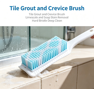 Brosse de nettoyage en plastique à poils rigides en silicone pour le linge, le nettoyage des vêtements, le lavage des chaussures et l'entretien ménager - Product Image 2