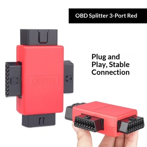 Câble d'extension adaptateur OBD2 1 à 2, trois connecteurs femelles, répartiteur 16 broches pour instrument de diagnostic automobile - Product Image 1