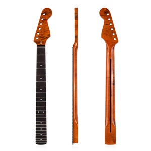 St màu bóng 22-băn khoăn Rosewood Fingerboard guitar cổ OX xương trên gối cho ST cho Strat Guitar đứng - Product Image 6