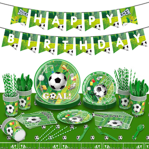 Coppa <span class=keywords><strong>di</strong></span> calcio sport a tema <span class=keywords><strong>festa</strong></span> stoviglie calcio usa e getta <span class=keywords><strong>di</strong></span> carta Set <span class=keywords><strong>di</strong></span> stoviglie <span class=keywords><strong>per</strong></span> feste <span class=keywords><strong>di</strong></span> <span class=keywords><strong>compleanno</strong></span> decorazioni - Product Image 3